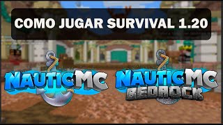 Como Jugar en Nautic Survival 1.20  Servidor de vMario