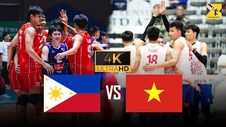 Full 4K | PHILIPPINES vs VIETNAM | Ngọc Thuân - Quản Trọng Nghĩa thăng hoa gieo sầu cho đối thủ