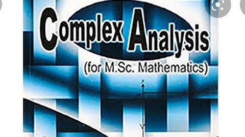 M.Sc(maths) 1st sem.. complex analysis:- unit 1:- video 1....