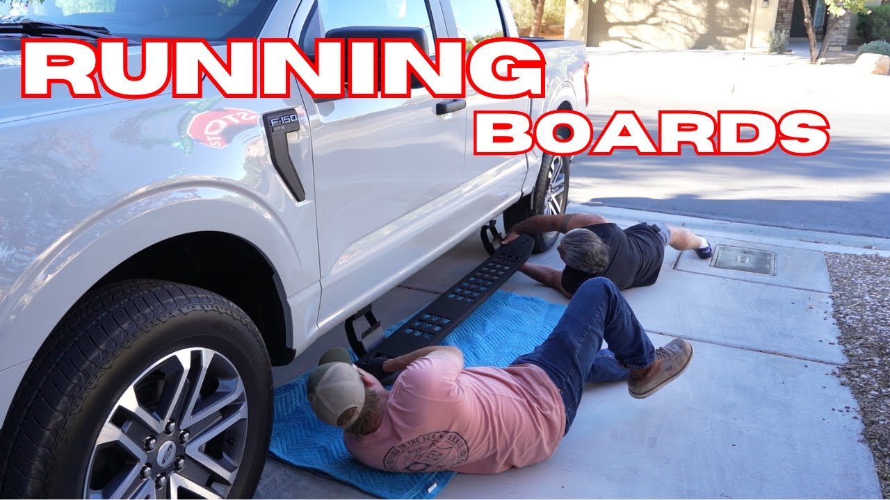 F150 Truck Tremor Running Boards Install YouTube