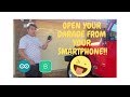 How to open your garage door with your smartphone. Arduino/Blynk Project