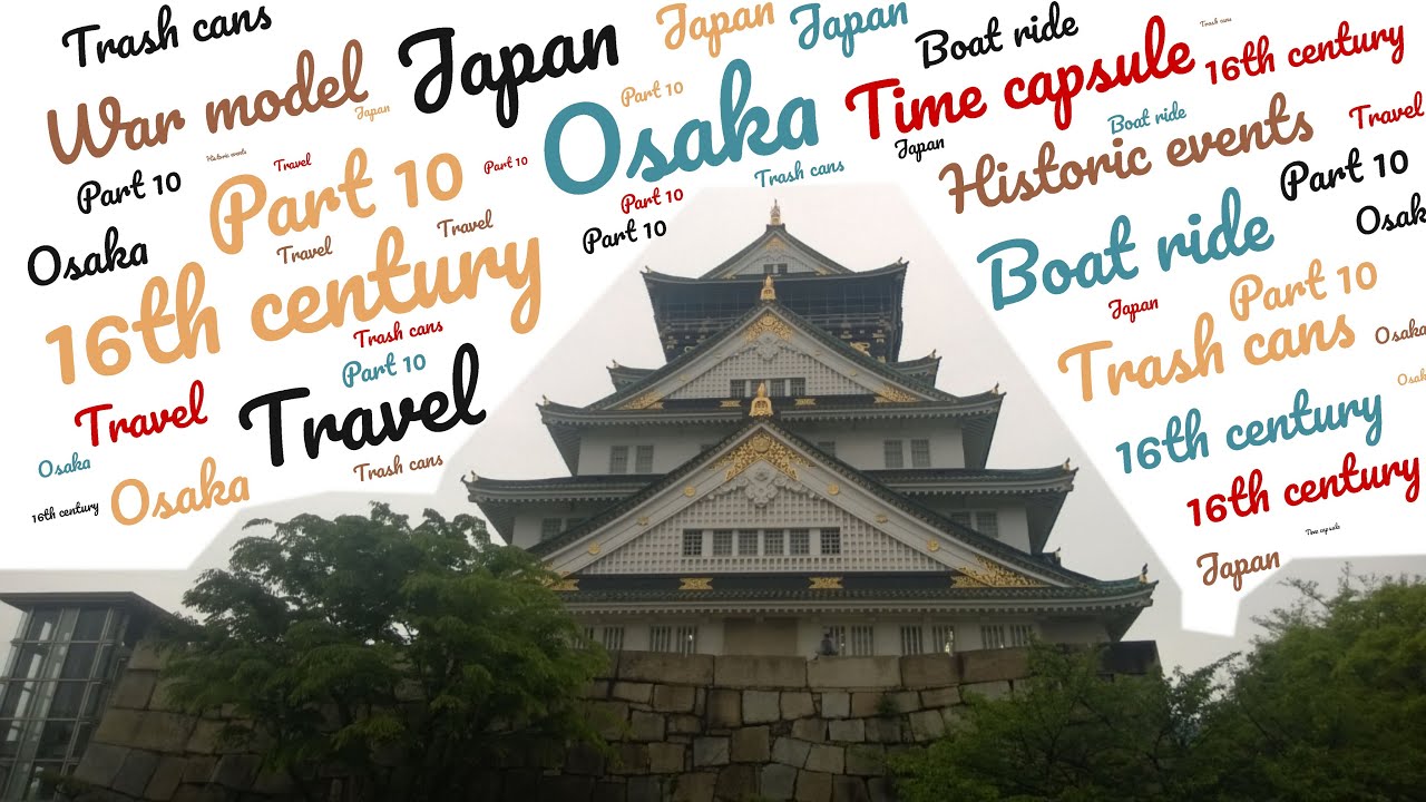 Osaka castle * First Time Solo Japan Travel Vlog by foreigner * Part 10  * No Talking