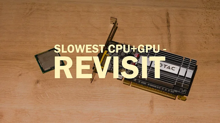 Combinaison CPU+GPU la plus lente : Une réévaluation
