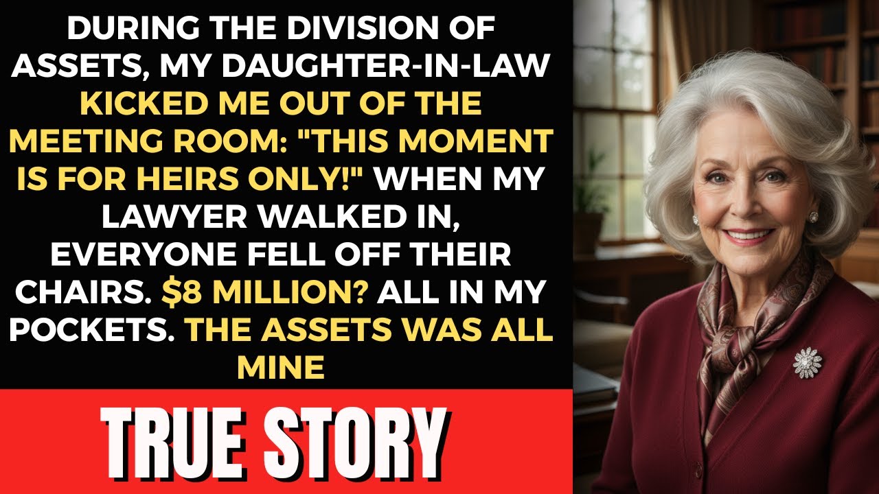 Daughter-in-Law Kicked Me Out of Asset Division, Lawyer Revealed $8M Was All Mine. | Revenge