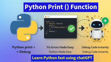Python Print () Function  || Master Python Fast With ChatGPT