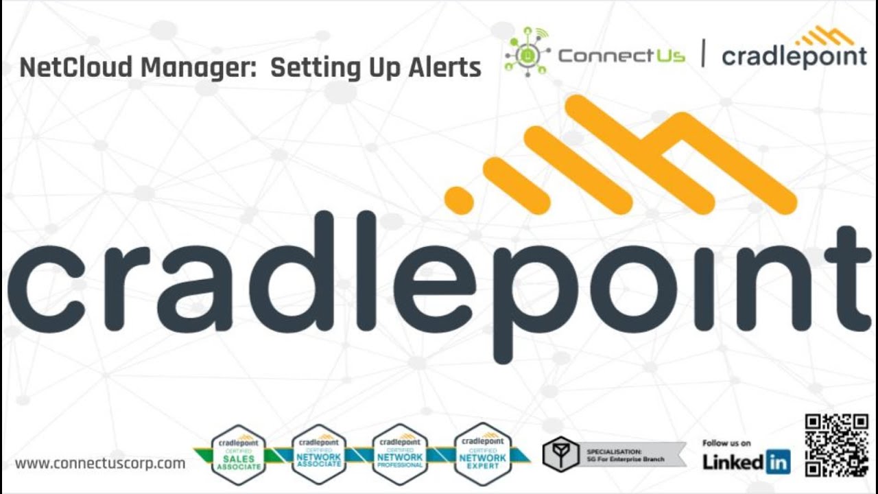 How to Set Up Cradlepoint NetCloud Manager Alerts YouTube