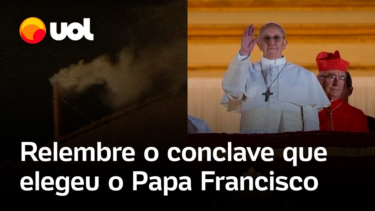 Conclave e fumaça branca: relembre o momento em que Papa Francisco foi eleito no Vaticano em 2013
