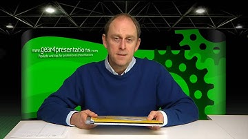 Portable lectern idea for presenters and trainers