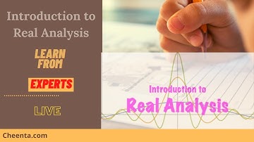 Introduction to Real Analysis | For ISI MStat & IIT JAM MS | Cheenta Statistics Department