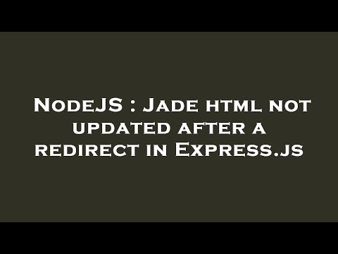 NodeJS : Jade