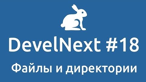 DevelNext #18 | Файлы и директории