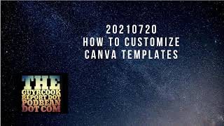 20210720 How to customize Canva templates