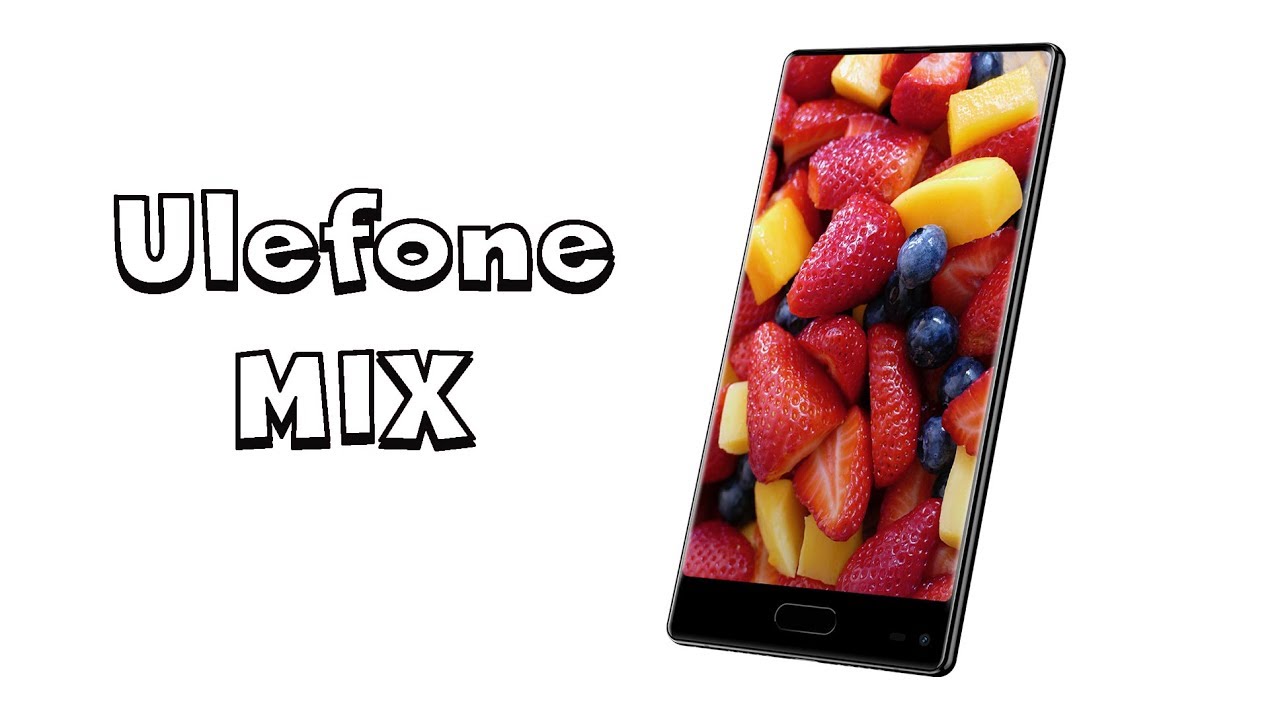 Ulefone MIX Unboxing official. ALL SCREEN.