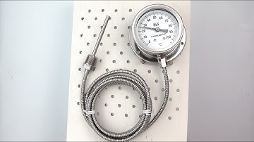 MTR.S | Expansion Thermometer, Lower Mount with Surface Mounting Flange