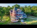 The historic 1896 Queen Ann mansion in Palestine Texas
