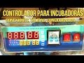 🔌CONTROLADOR Industrial 🐣INCUBADORAS XM-18 Control 💦 Humedad 🔥 Temperatura 💨 Ventila  🔄Volteo