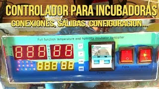 🔌CONTROLADOR Industrial 🐣INCUBADORAS XM-18 Control 💦 Humedad 🔥 Temperatura 💨 Ventila  🔄Volteo