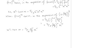 Add Math 2011 S 12   Question 2 | Binomial Theorem | 4037 | 0606 | May June | Summer | Paper 12