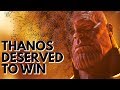 Thanos Deserved to Win | Video Essay