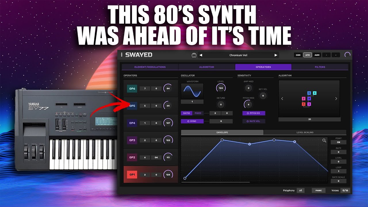 Yamaha SY77 Plugin | Sound Demo | SWAYED VST - YouTube