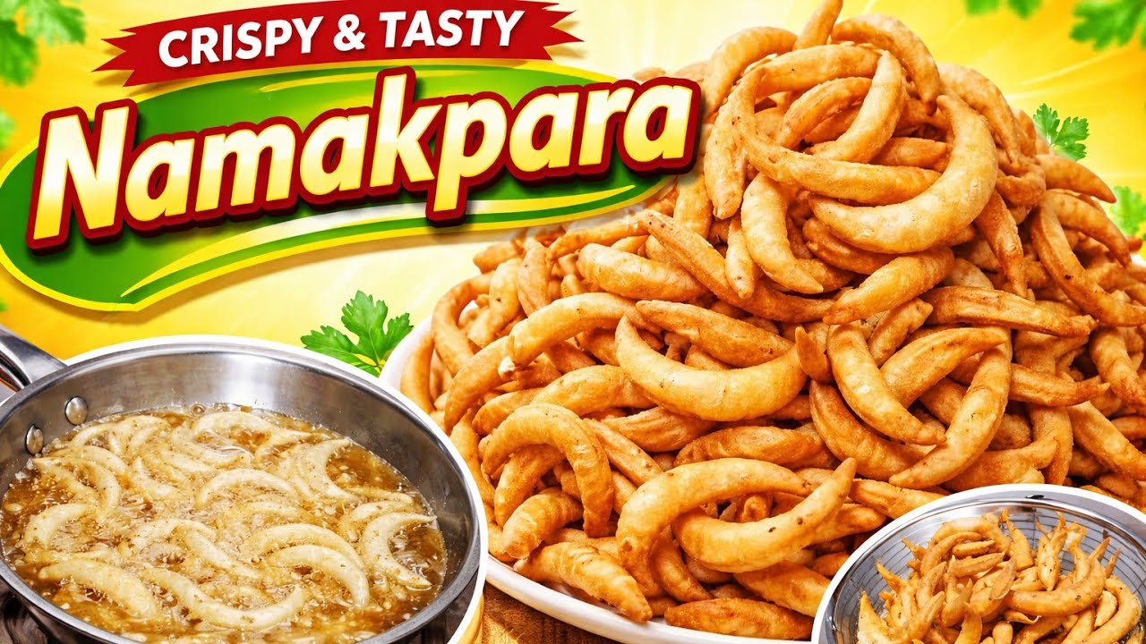 Half Moon Mathri Recipe | Khasta Chand Aakar Mathri Ghar Par Banaye