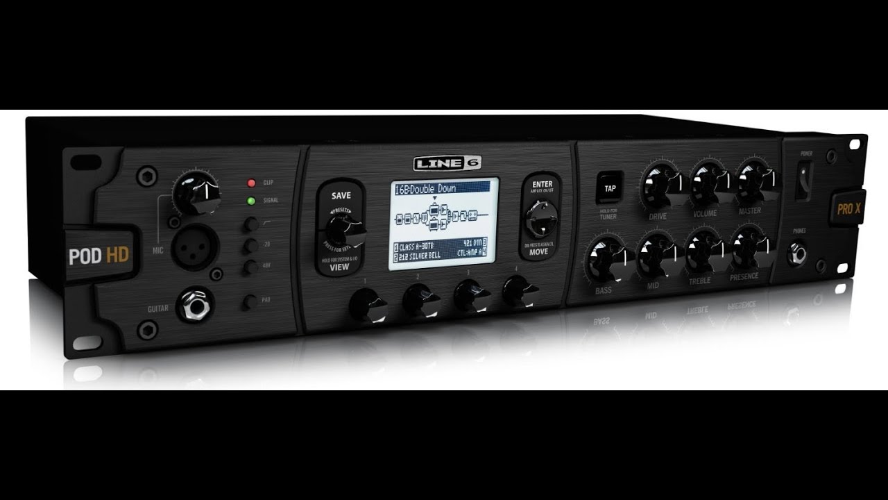 Line6 POD HD PRO X Sound Sample - YouTube