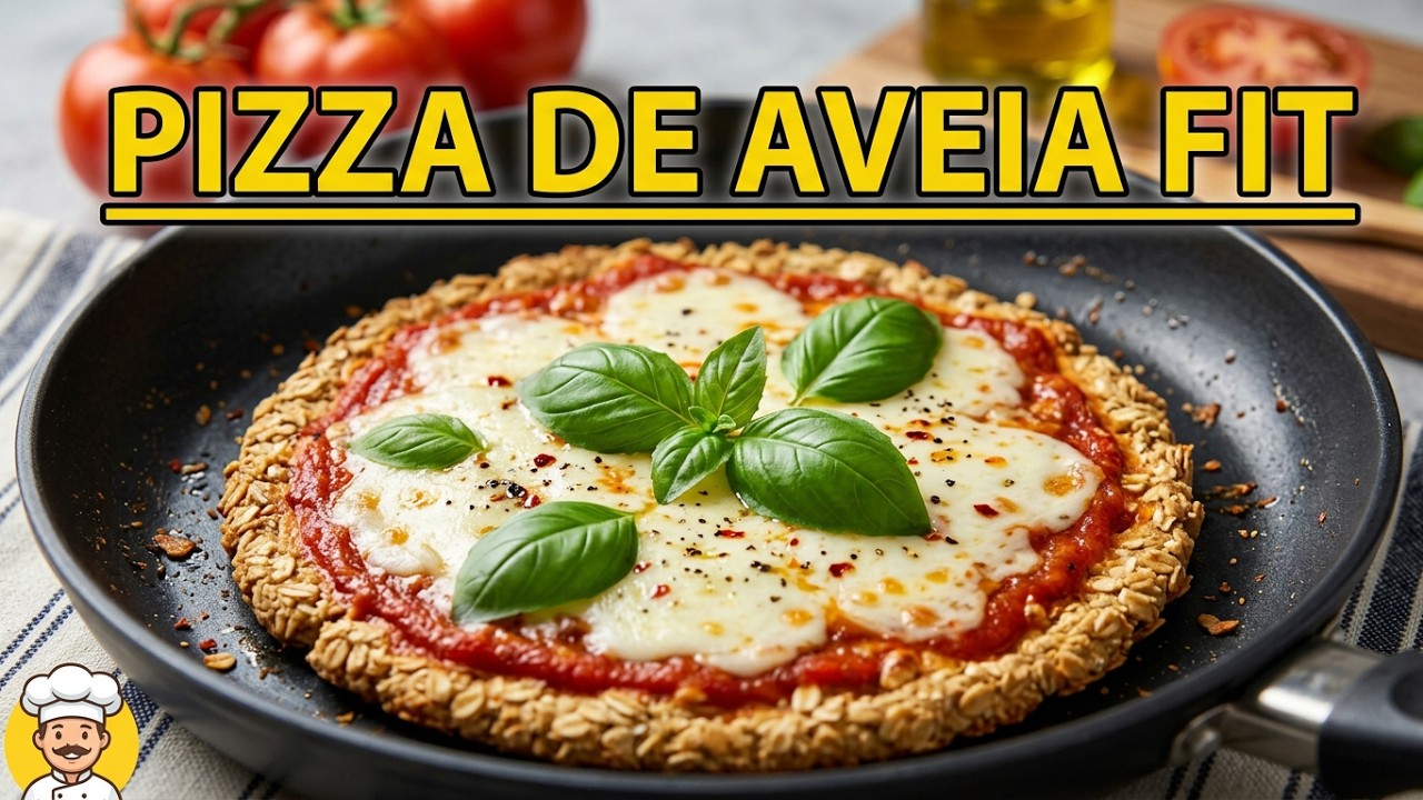 PIZZA DE AVEIA FIT | RECEITA DE FRIGIDEIRA EM 5 MINUTOS | RECEITAS DO ...