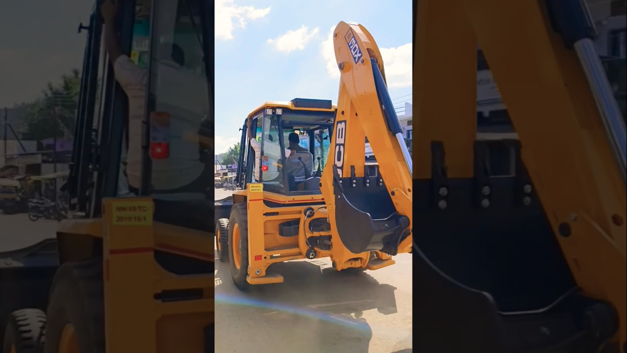 🔥New JCB Backhoes Loader 2025 Model || JCB Road running video 🔥 