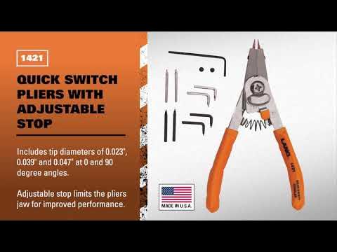 Lang 1435 Quick Switch Internal/External Snap Ring Pliers