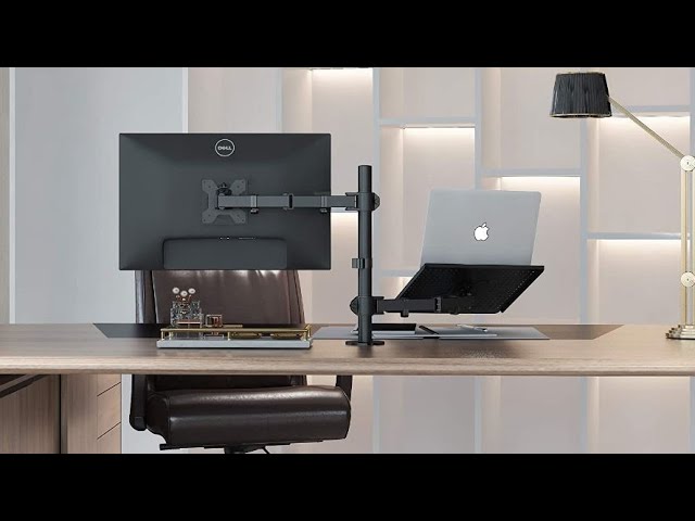 BONTEC Support de Moniteur Simple avec Plateau pour Ordinateur