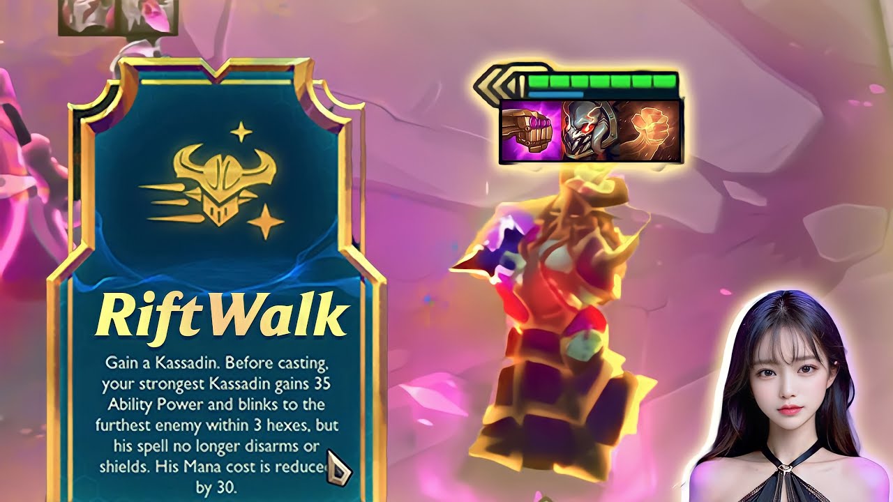 Star Kassadin Riftwalk Does Massive Damage Tft Set Youtube