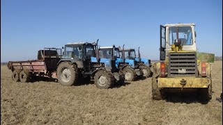 Весна 2021: Тракторы Мтз 1221 С Мту-18 Вносят Органику В Спк 