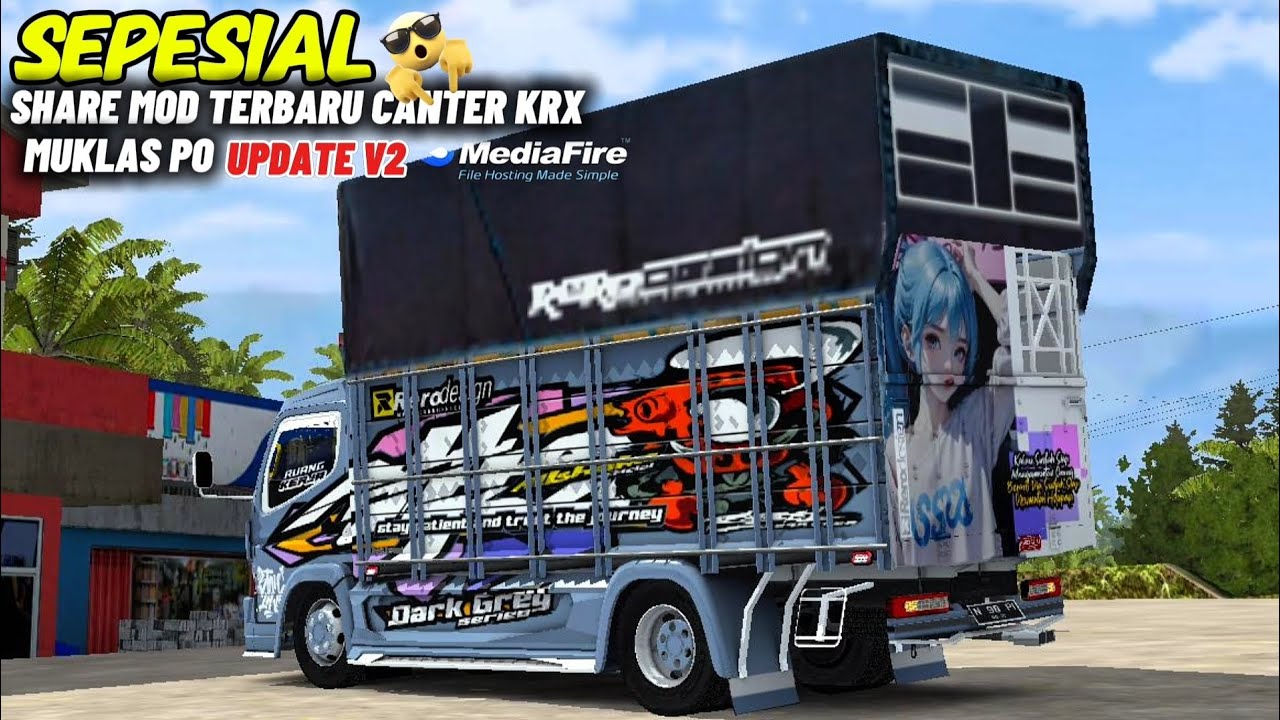 MOD BUSID SEPESIAL SHARE MOD BUSID TERBARU CANTER KRX MUKLAS P0 UPDATE V2 