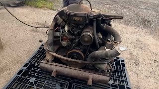 How to start a VW Beetle engine on the floor!!!
