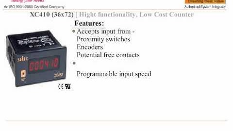 DIGITAL COUNTER INDUSTRIAL FREQUENCY XC 410 SELEC