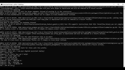 Chatbot using NLTK, Tensorflow