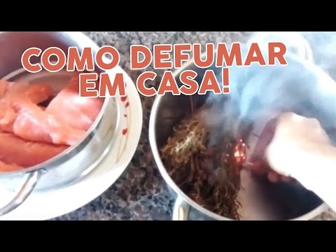 COMO FAZER SALMÃO DEFUMADO EM CASA SEM DEFUMADOR!