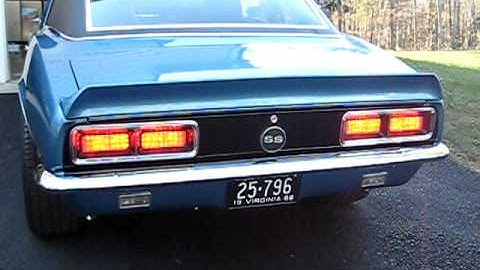 Digitails Sequential LED Tail Lights 1968 RS Camaro