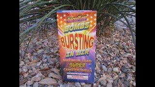 Showtime Brand Fireworks - Bombs Bursting in Air Maximum Load Super Canister Shells