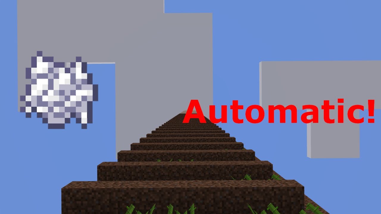 How To Make An Automatic Bonemeal Farm In Minecraft Bedrock Edition - YouTube