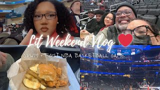 Lit Weekend Vlog ❤️ | GRWM + First NBA Basketball Game 🏀 | Baby Doll Layla