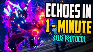 Blue Protocol | Echo System Explained in 1 minute | A Brief Overview