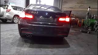 WRECKING 2014 BMW 3 SERIES 2.0L PETROL AUTO C39557 3 SERIES SMOKE TEST