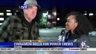 One Springfield resident's random act of kindness puts a smile on electric company employees faces
