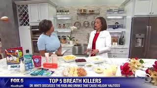 GoodDayDC: What Causes Bad Breath? #gooddaydc #fox5 #badbreathcure by Dr. Brigitte White 649 views 4 years ago 5 minutes, 15 seconds