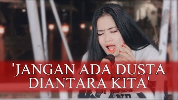JANGAN ADA DUSTA DIANTARA KITA - DONA LEONE | Woww VIRAL Suara Menggelegar Lady Rocker | SLOW ROCK