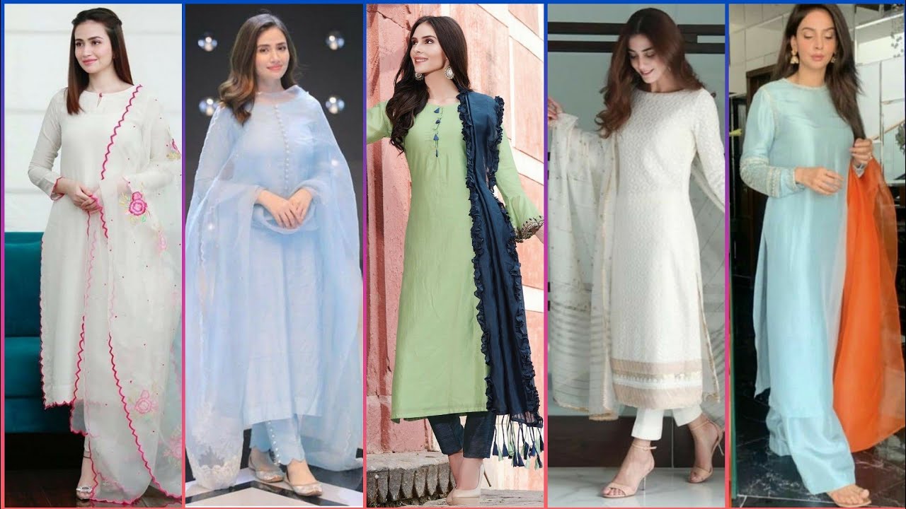 Plain Salwar Suits-Buy Simple And Plain Salwar Kameez Designs Online!