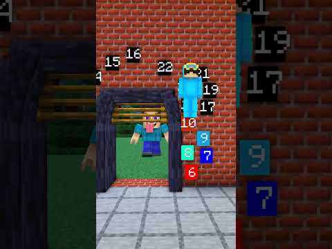 Escape The MONSTER... #minecraft #shorts