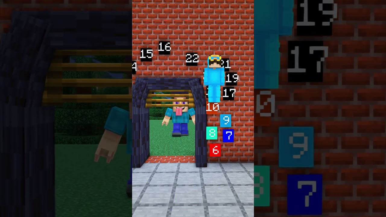 Escape The MONSTER... #minecraft #shorts