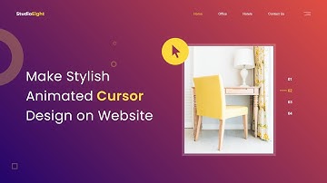 How To Make Cursor Animation On Website Using HTML CSS & JS | Mouse Move Animation